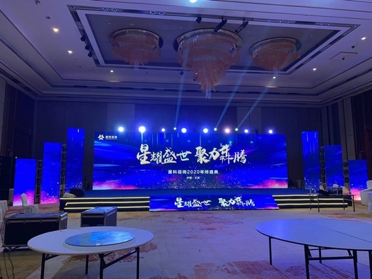 Indoor Floor Standing Rental Control P2.5 LED Poster Display, High Definition Without Delay
