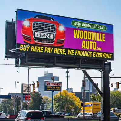 P6 Smd Indoor / Outdoor LED Billboards , Full Clolor Led Screens For Advertising