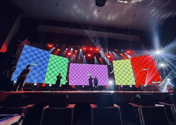 Die Cast Aluminum SMD LED Screen P4 Indoor Video Advertising RGB Display Screen HD No Stuttering