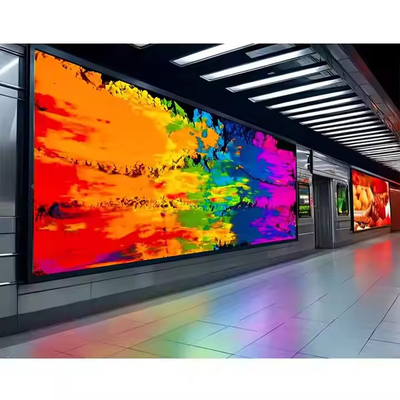 768 X768mm Full Color RGB Indoor LED Panel with Module Size 192mm x192mm Advertisement Enclosure