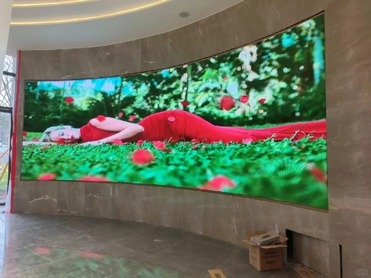 High Brightness HD Rental Soft Module P2.5 P3 P4 P5 Indoor Fixed LED Flexible Cylindrical Video Wall