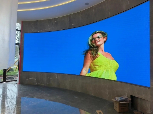 High Brightness HD Rental Soft Module P2.5 P3 P4 P5 Indoor Fixed LED Flexible Cylindrical Video Wall