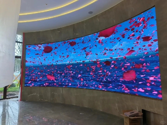 High Brightness HD Rental Soft Module P2.5 P3 P4 P5 Indoor Fixed LED Flexible Cylindrical Video Wall