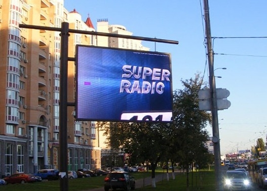 Outdoor Rental Suspended LED Information Display RGB High Resolution P6 For Promotion