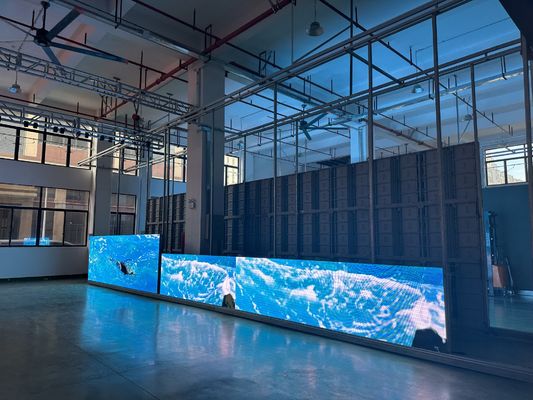 Outdoor Rental Suspended LED Information Display RGB High Resolution P6 For Promotion