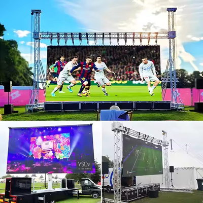 Outdoor Rental Die-Casting Aluminum RGB LED Display P3.91 Waterproof Multi-Screen Flexible HD SMD DC5V