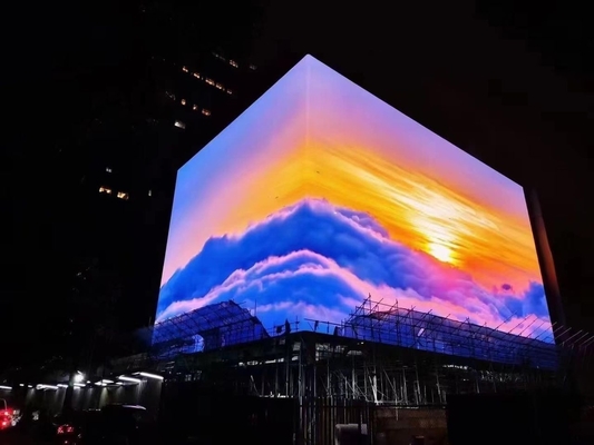 SMD2727 Outdoor Full Color Waterproof LED Rental Screen 6mm Pixel IP65 100000 Hours Lifespan