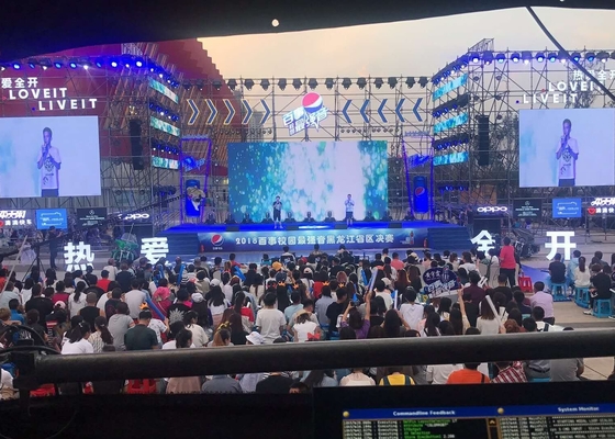 Indoor Rental P2 RGB LED Display High Resolution High Definition Flexible Lag-Free