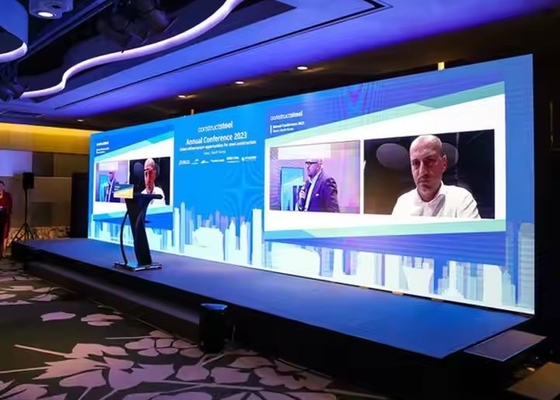 SMD LED Outdoor Video Screen P5 / 8500 Nits Outdoor LED Wall Screen Display