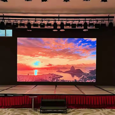 HD Rental Screen Outdoor Full Color LED Display Screen 4mm Pixel Pitch HD Waterproof
