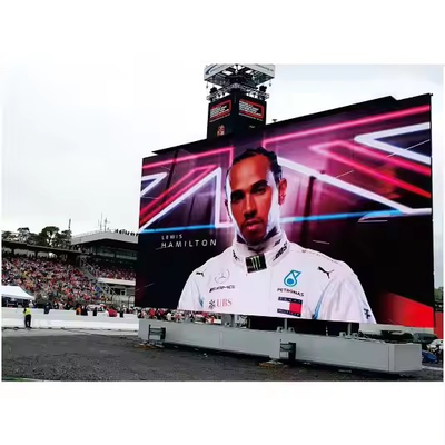 Die-Cast Aluminum P12 Outdoor Full Color LED Display Advertising Multi-Signal CE / RoHS Compliant
