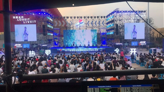 P4 Outdoor Full Color LED Rental Screen Epistar Chip 62500 Points/Square Meter