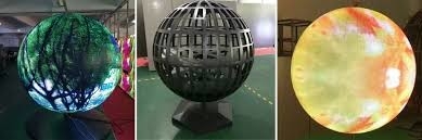 DC5V Voltage Sphere Screen LED with Backside Service Maintenance Method Perfect