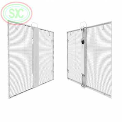 Waterproof IP43 Transparent LED Screen for Events and Exhibitions Cabinet Weight 6.2kg SMD2121 LED Type