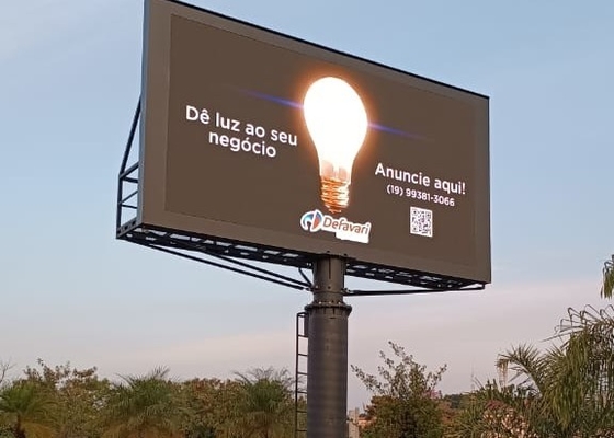 High Refresh Rate SMD3535 P6 Outdoor Full Color Advertising Billboard with 5000cd/m2 Brightness and Optimal Viewing Distance