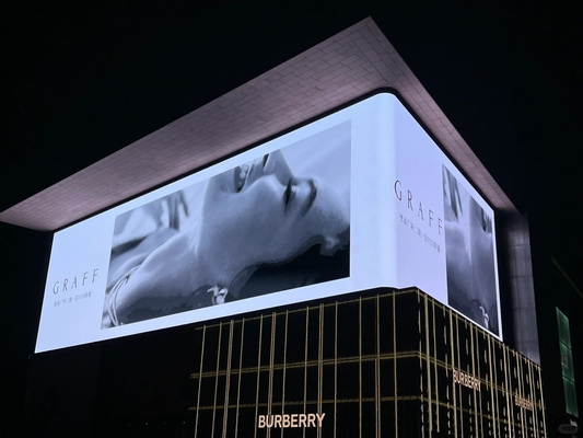 Video Display Function Outdoor Full Color LED Display with AC 110/220V Input Voltage and 320x160mm Module Size