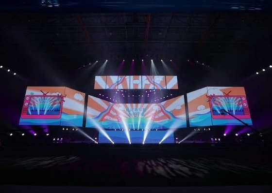 Full Color Indoor Stage LED Die-Cast Aluminum Screen Iron Cabinet LED Display With 3 Years Warranty