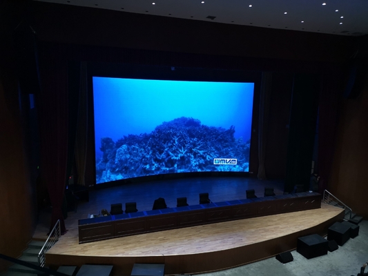 Full Color LED Advertising Wall Curtain, P4.81 Commercial Clear Full Color Resolution 52*52 HD Chip 1/13 Scan