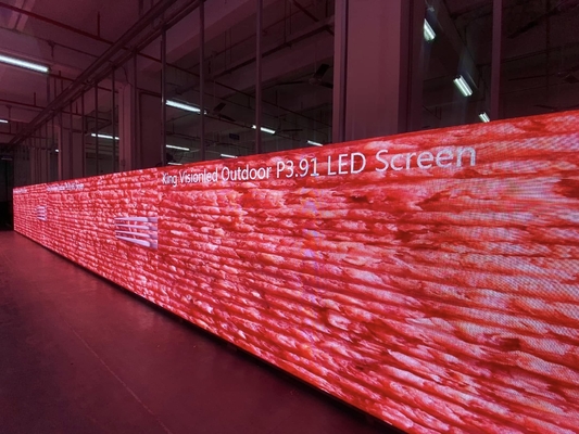 Waterproof Full Color LED Screen Wind Resistant High Definition No Drag Shadow LED Display