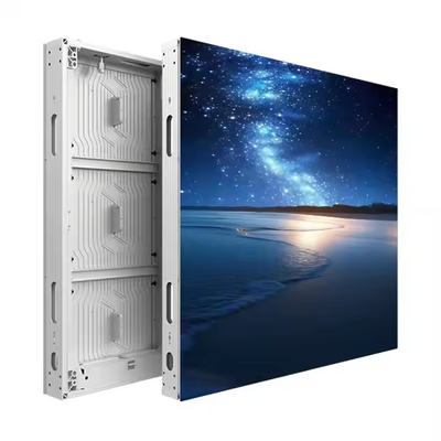 SMD3528 Outdoor P6 RGB LED Rental Screen 3 Years Warranty Standard Steel Cabinet For Fixed Use