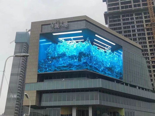 High Refresh Rate SMD3535 P6 Outdoor Full Color Advertising Billboard with 5000cd/m2 Brightness and Optimal Viewing Distance
