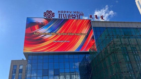 Waterproof P20 Building Advertising Led Screen Led Video Wall Ultra-Clear Customizable