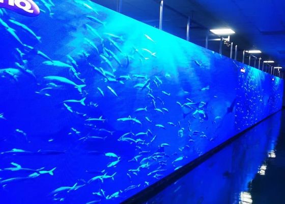 P4 Indoor LED Video Wall Screen 4mm SMD2121 IP43 Aluminum Cabinet