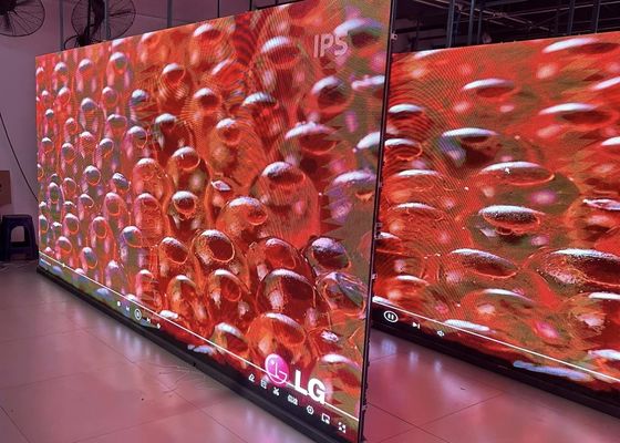 P4 Indoor LED Video Wall Screen 4mm SMD2121 IP43 Aluminum Cabinet