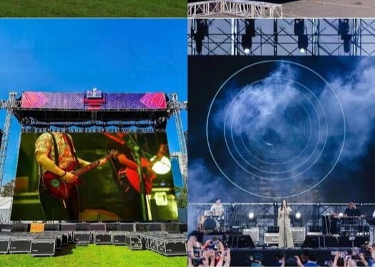 P4 Clear Images Advertising Led Screens Hanging Led Video Lightweight 1/8 scan