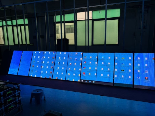P4 Full Color Indoor LED Video Wall Screen 80*40 Module Resolution Advertising Billboards