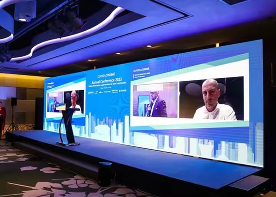 Indoor Mosaic-Free Full-Color Advertising LED Screen P5 Commercial Center Installed