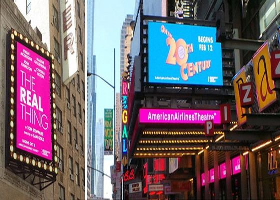 P8 Outdoor Waterproof LED Advertising Display Screen SMD 3535 Full Color