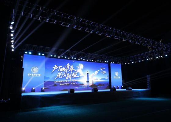 Large Screen Wall LED Display Flexible P4.81 Indoor Fixed/Rental Installation operating temperature range