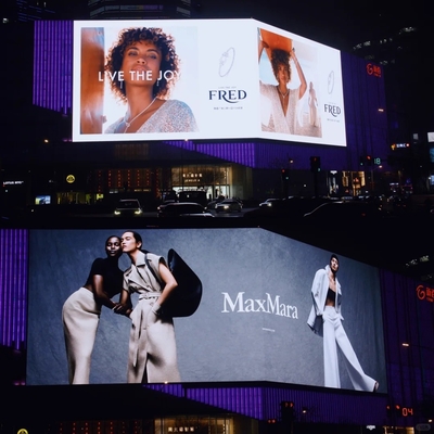 Rental LED Billboards Indoor Screen Brightness 800cd Video Vivid Epistar 4mm Pixel Pitch