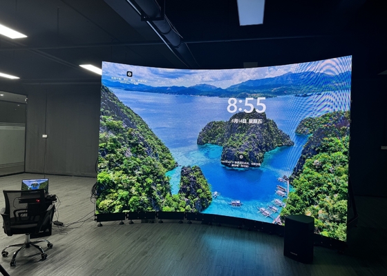 Rental LED Billboards Indoor Screen Brightness 800cd Video Vivid Epistar 4mm Pixel Pitch