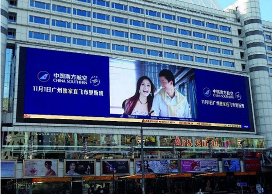 Highway and Street Full Color P10 SMD3535 LED Advertising Billboards with Iron or Die-casting Aluminum Cabinet Material Option