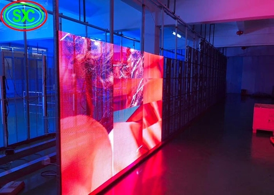 Waterproof Full Color Transparent LED Screen HD P6 Glass Wall Advertising Screen