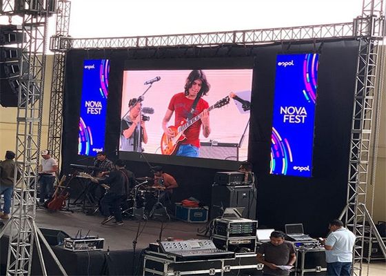 P10 Outdoor Full Color LED Advertising Screen IP65 Waterproof 5000cd/㎡