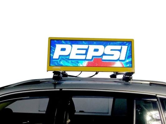 Outdoor Full Color P5 Double-Sided Taxi Roof LED Display IP65 Waterproof