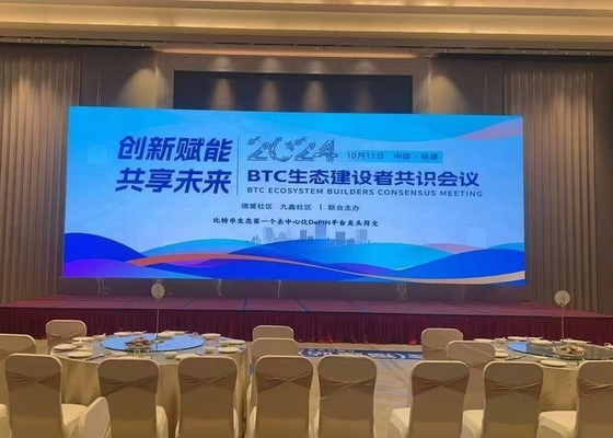 Indoor Rental P1.923 Led Display Rgb Led Billboard 246x246mm Module Size