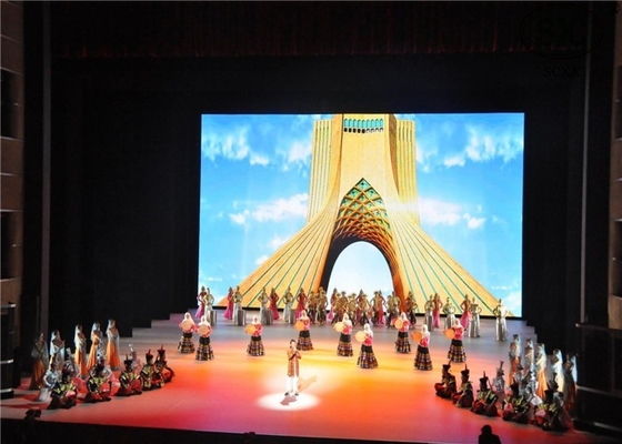 Highly Versatile LED Screen for Stage Rental 60 degrees Vertical View Angle and 220W Average Power