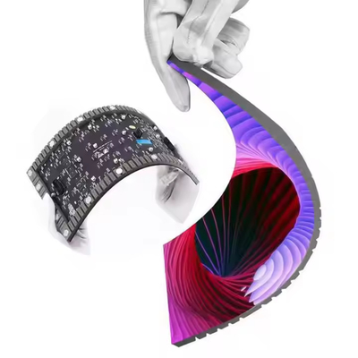 High Brightness Full Color SMD Flexible Film Foldable LED Display 3 Years Warranty