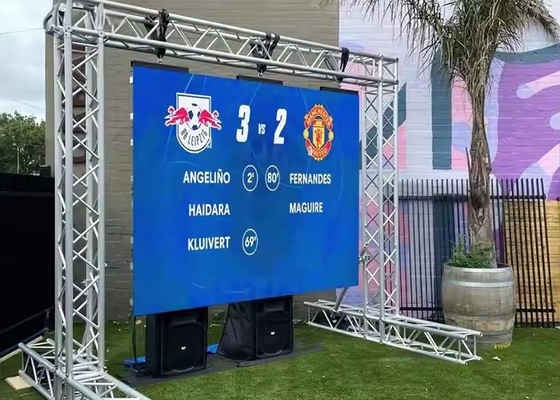 Outdoor Die-Casting Aluminum Football Stadium Screen Waterproof Surround Full Color LED Display Rental P4.81