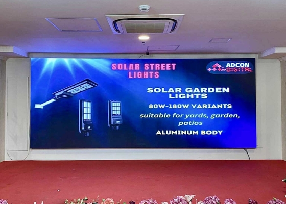 COB P1.25 Pitch Ultra High Definition Rental LED Display Indoor NOVA System HD 1R1G1B