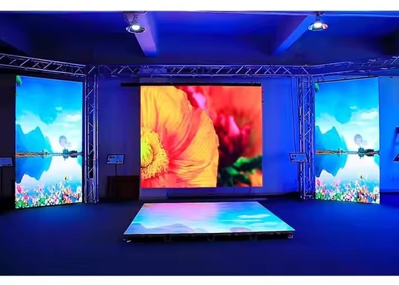Outdoor LED Screen Rental P4.81 Curved Display SMD 2727 For Stage 3840HZ