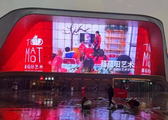 Factory Price Self-Adhesive Advertising Ultra-Thin P3.75 P5 P6 P8 P10 Display For Glass Window Wall Transparent Chip Led Screen