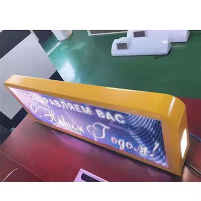 Outdoor Full Color P5 Double-Sided Taxi Roof LED Display IP65 Waterproof