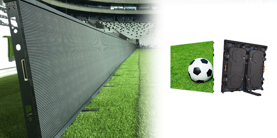 High Brightness ≥6500cd/m2 Stadium LED Display with 60Hz Frame Rate and IP65 Grade