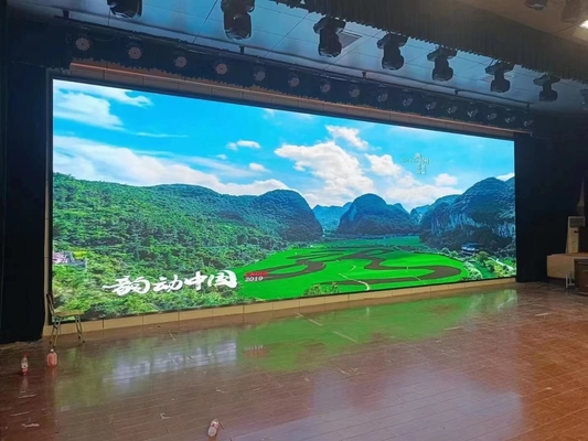 Indoor Full Color LED Display P4 High Refresh Rate Seamless Connection Noiseless Aluminum Structure 16Bit Gray Scale Video Wall