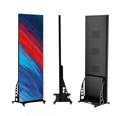 1R1G1B Color Configuration LED Poster Display Made of Aluminum Panel Material and SMD2121 Led Chips